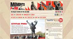 Desktop Screenshot of mementopark.hu